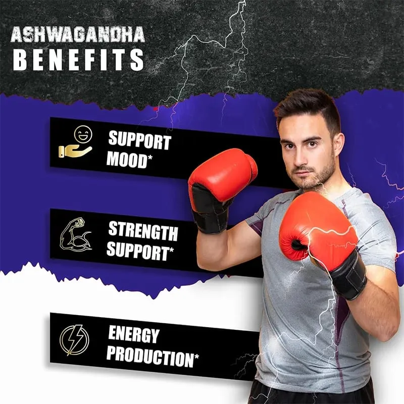 Powerful Herbal & Marine Blend Vitamin for Men Energy Male Vitality and Overall Wellness Enhancing Supplement