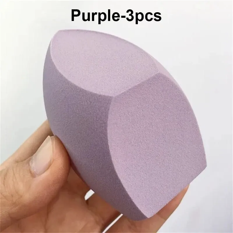3pcs Big Size Makeup Sponge Puff Foundation Cosmetic Puff Wet And Dry Dual Use Soft Makeup Foundation Sponge Puff Make Up Puffs