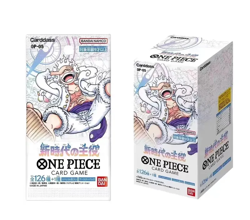 In Stock Bandai Genuine One Piece Card OPCG God Speed Fist Luffy Pirate Group Seven Japanese Sealed Card Collection Toys Gift