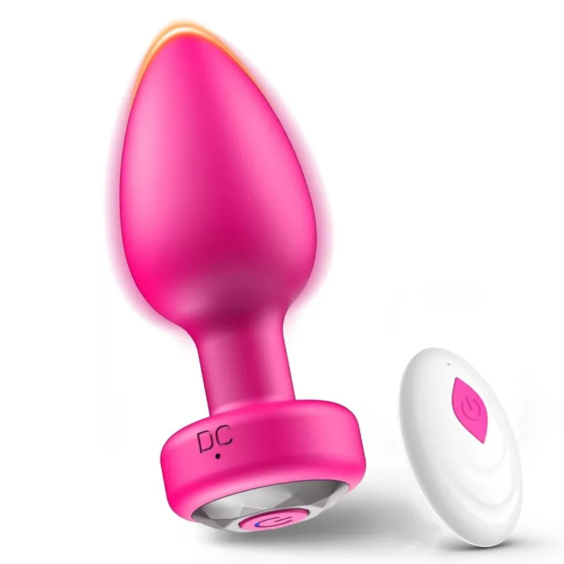 Vibrating Silicone Anal Plug Adult Sex Toy With 10 Vibration Modes Male Toy Game Prostate Massager Remote Control Or App Aode