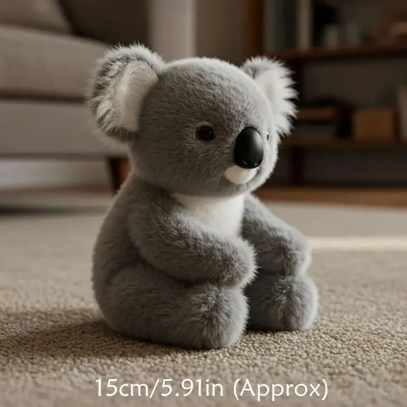 New Design Soft Koaly Plush Toy Emotional Support Cute Animals Plush Mimics Natural Movement for Emotional Support
