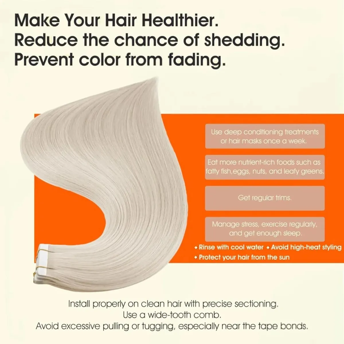 Bone Straight Tape In Hair Extensions #60 Invisible Tape In Human Hair Extensions For Salon High Quality 100% Real Human Hair