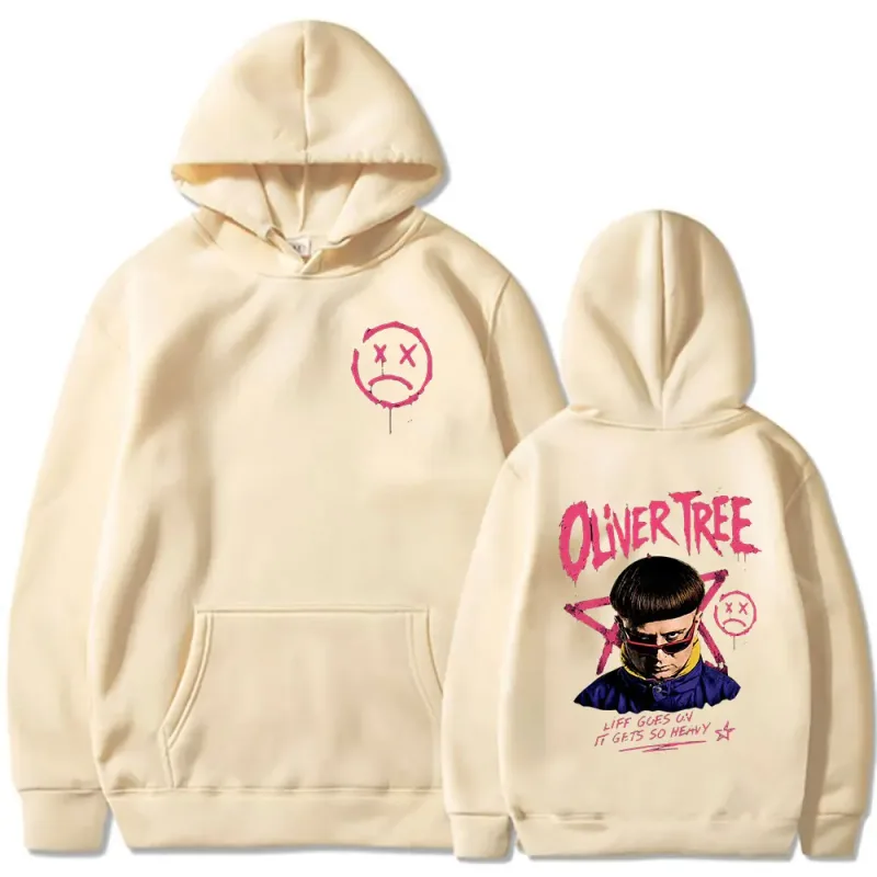 Rest in Peace Oliver Tree Hoodies Tribute Life Goes on 1993-2026 Memorial Sweatshirts Men Fashion Oversized Casual Pullovers