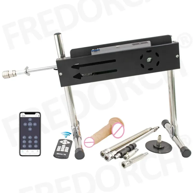 200W Turbo Gear Powerful F21S Sex Machine APP/Wired/Wireless Control Love Machine with Big Dildo Adult Toy 3-15cm Strok