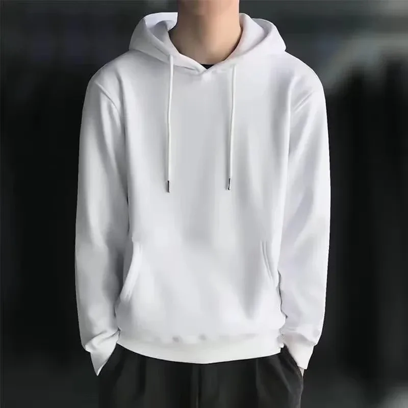 Men's and Women's Solid Color Pocket Hoodies Sports Fitness Sweatshirts Fashionable Casual Pullovers Multi Color