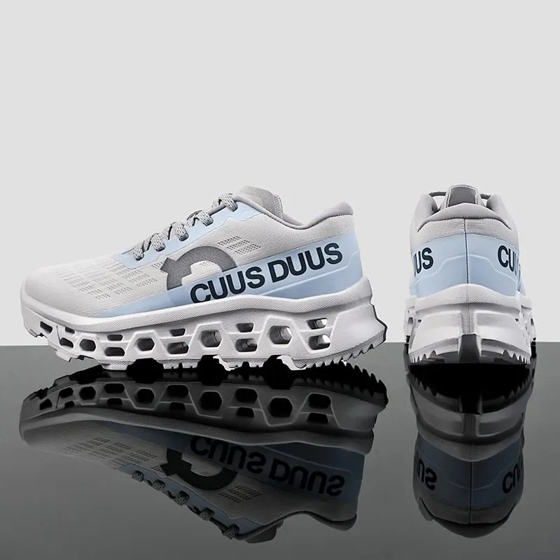 Casual Sneakers Men's Cushion Running Trainers Shock Absorbing Supercritical EVA Sneakers Breathable Fitness Athletic Shoes