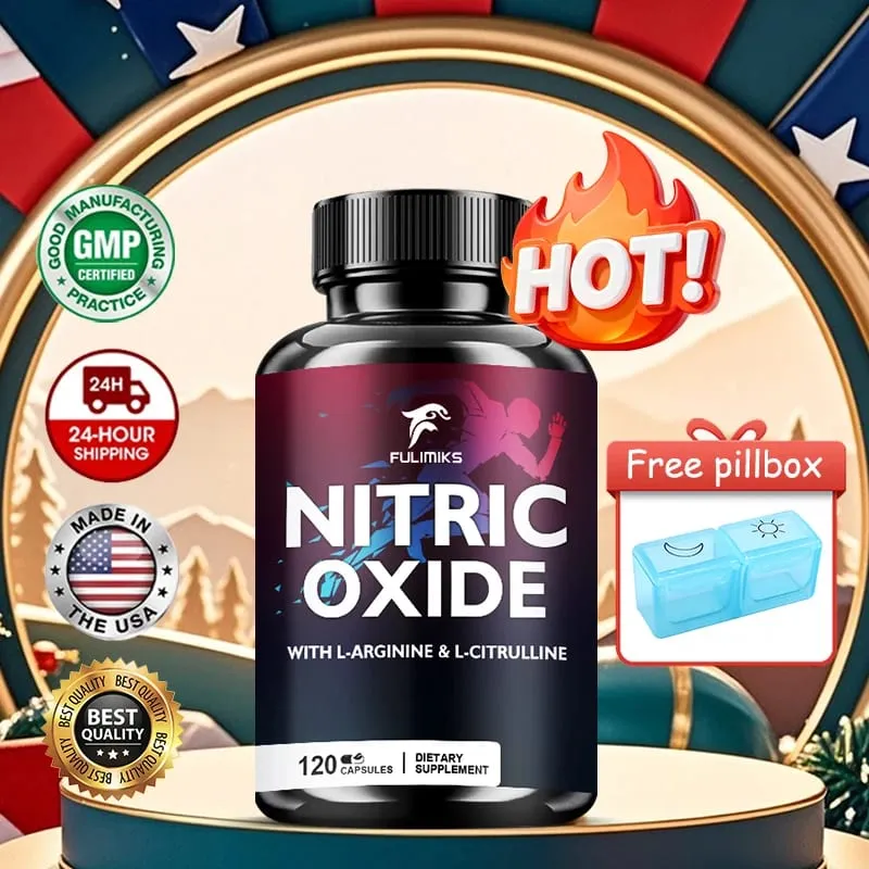 Powerful Nitric Oxide Supplement - Premium Muscle Support Nitric Oxide Booster - Natural Energy and Heart Health Support