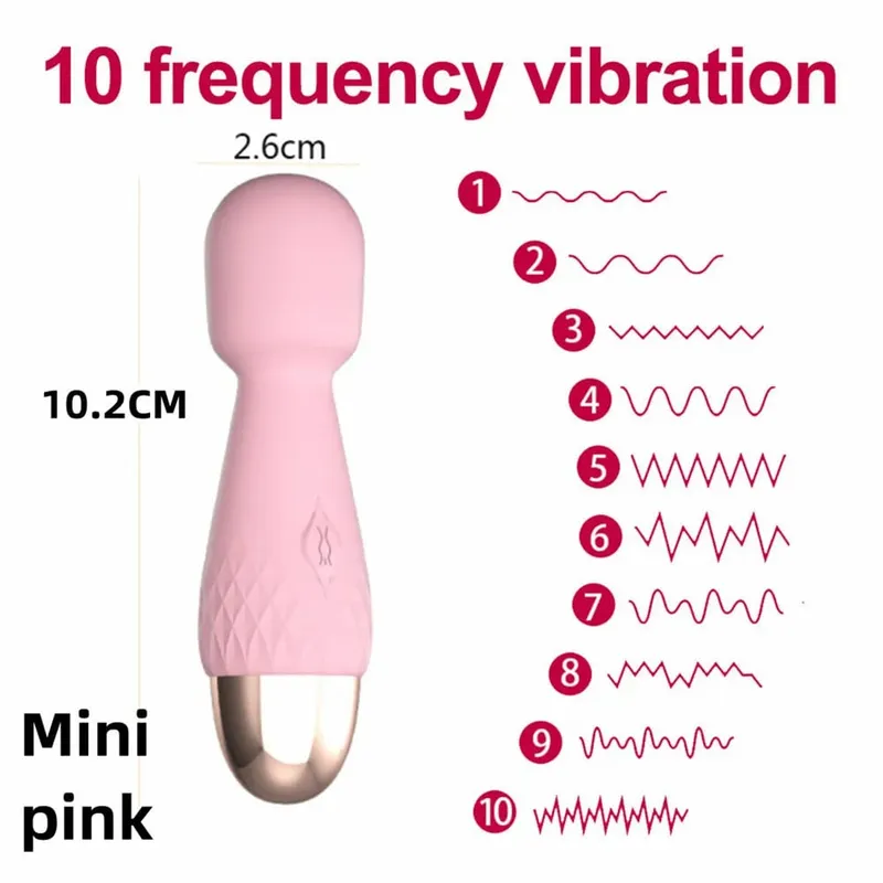 Cây Đũa Phép Máy Mát Xa Nhảy Trứng Viên Đạn Máy Rung Điểm G Núm Vú Âm Vật Máy Kích Thích Đồ Chơi Tình Dục Người Lớn Cho Nữ Dương Vật Giả Masturbator Giới Tính shop