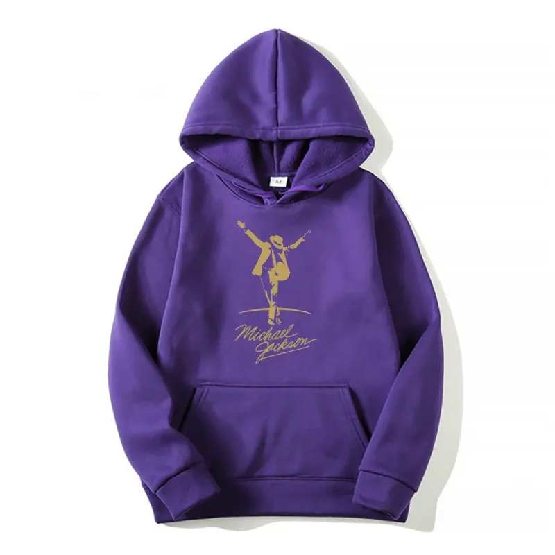 2026 Michael Jackson Gold Men Hoodies