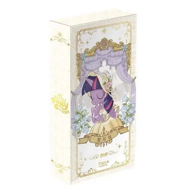 Genuine New My Little Pony Friendship Eternal Star Bag 2 Rhythm Moon AR Gilded Decoration OR Collection Card Gift