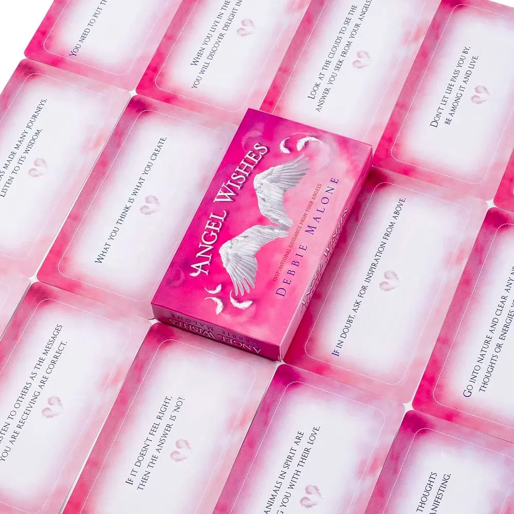 Angel Wishes 神諭卡 40 副牌英語視覺占卜棋盤遊戲適合家人和朋友 11.1x6.1 厘米 — image 6