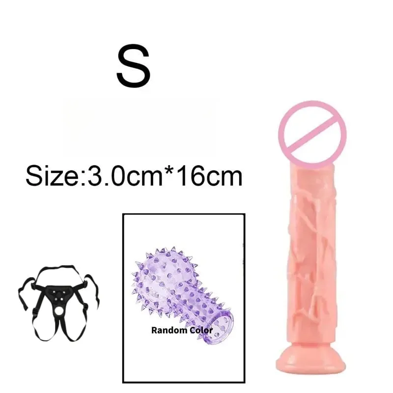 Cheap Realistic 5 Sizes Butt Plug Dildo Man Women Penis Suction Cup Anal Sex Toys Gay Suction Cup Big Dick Vaginal Masturbators