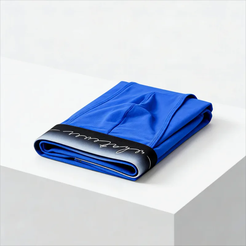 Men's Ice Silk Polyester Cheeky Briefs Ombre "Whatever" Slogan Waist Sporty Contour Fit Low-Rise Underpants Men Underwear Sexy