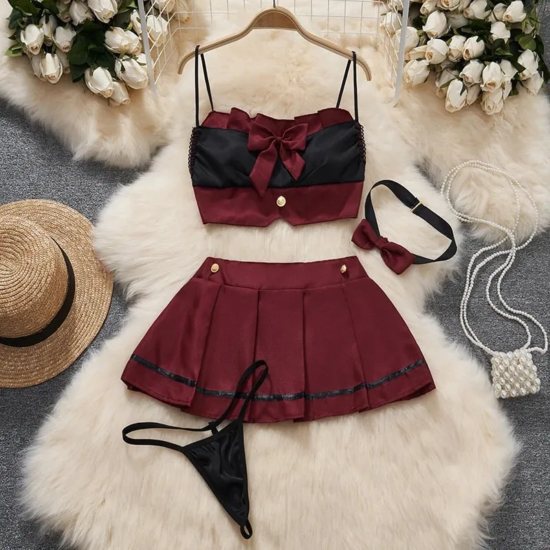 Sevimli Gri Tavşan kulaklık Üst Seksi Backless Slim Fit Bodysuit Zip Kolsuz Kadın Seksi Erotik Iç Çamaşırı Tavşan Cosplay Tulum