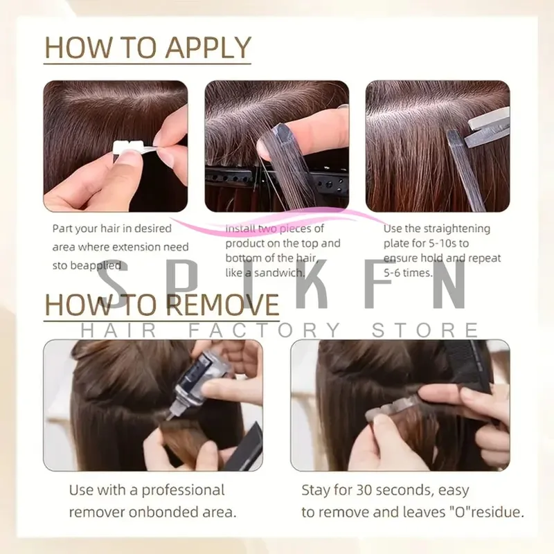 Naturalny czarny brązowy blond Mini taśma w ludzkich doczepach z włosów 12 "-20" taśma klejąca wątek skóry taśma do włosów Ons 10 sztuk/paczka dla kobiet