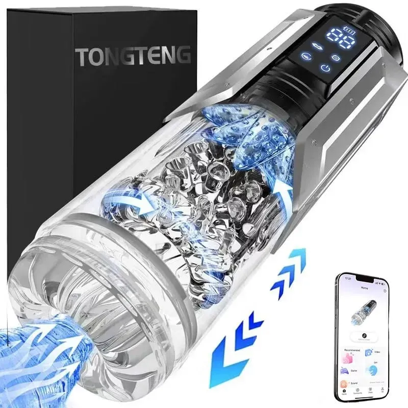 Automatic Male Masturbator Stroker with 7 Thrusting Rotating Licking Adult Pocket Pussy Mens Sex Toy Blowjob Sex Machine — image 4