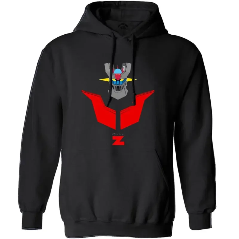 Japanese Mazinger Z Shirt Mens Cool Wear Fashion Hoodies Tops Cartoon Men Clothing Graphic Hoodied Anime Clothes Long Sleeve