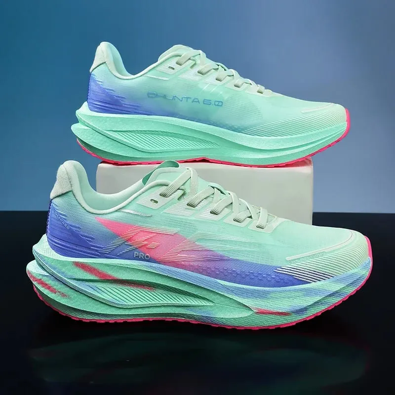 Sports Running Shoes Men Marathon Athletic Outdoor Carbon Plate Breathable Lightweight Comfortable Women's Professional Sneakers