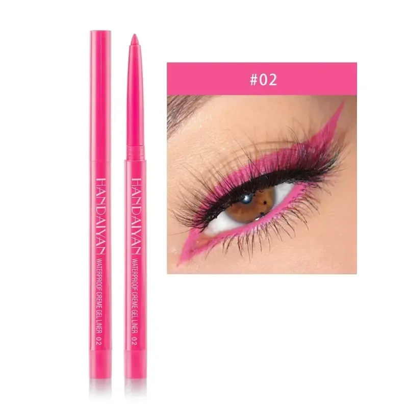 1PC Glitter Shine Eyeliner Gel Pencil Sexy Colorful Long-Lasting Shimmer Makeup Matte Colored Eye Liner Cream Pen Cosmetic Tool