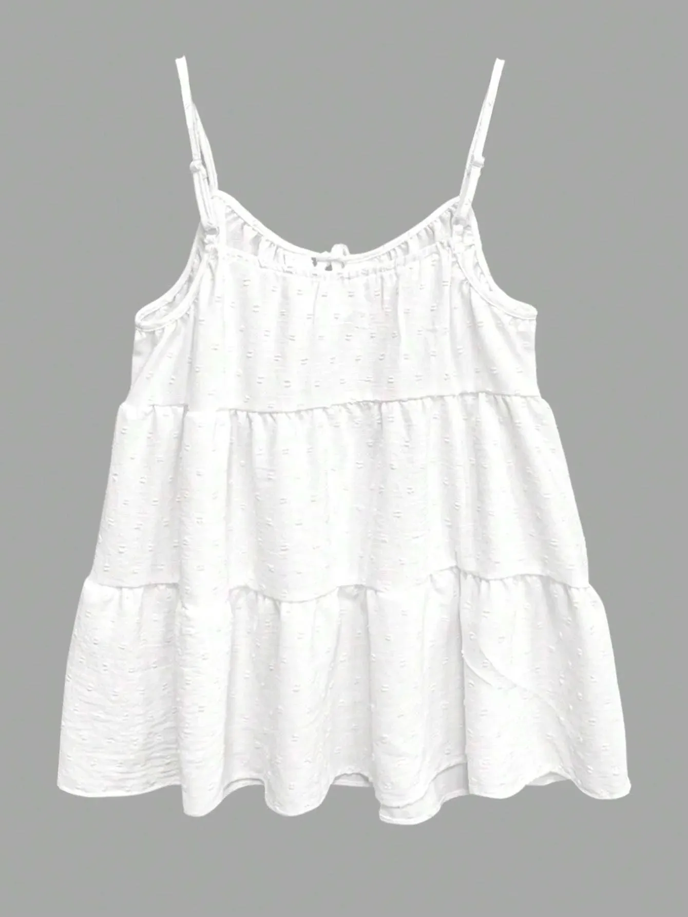 Stylish Women's Summer Polka Dot Jacquard Camisole