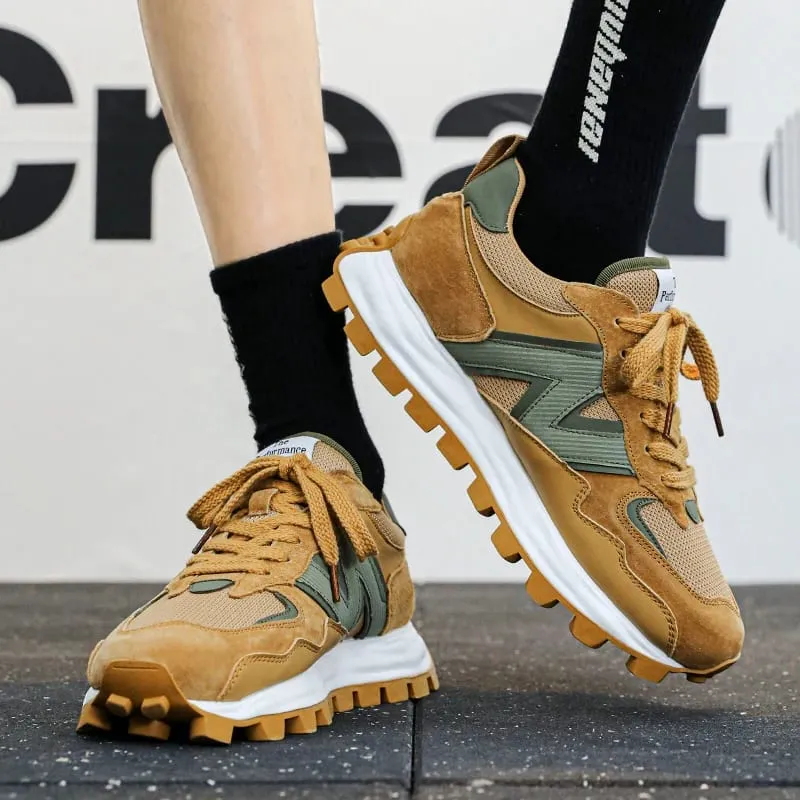 Men New Breathable Sneakers High-end Sport Balance Fashion Shoes for Men Trend Luxury Sneakers Women Zapatos Altos Hombre — image 4