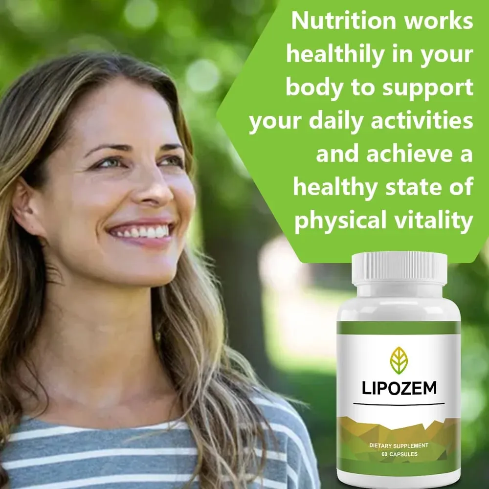 Lipozem for Weight Management Daily Supplement Gut Health 60 Capsules Metabolism
