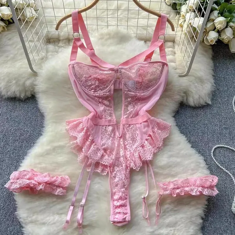 Erotic Underwear Bras Sets for Women Lace Garter Lingerie Intimates 2026 Underwire Bra and Panty Thongs Hot Sexy Underwear Set