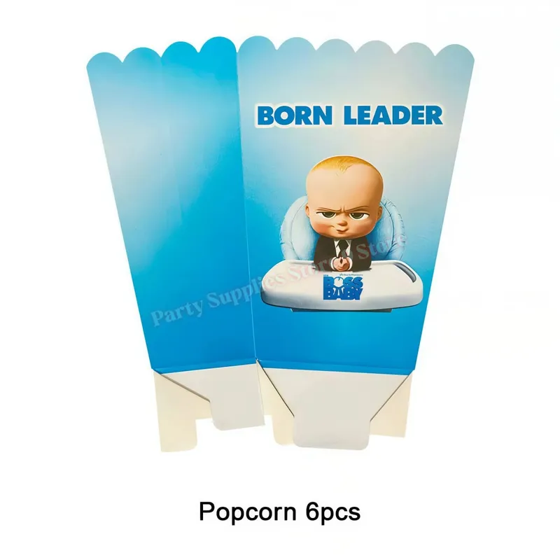 Bossed Baby Theme Newborn 1st Birthday Party Decoration Paper Plate Cup Balloon Banner Kid Boy Favors Baby Shower Event Supplies
