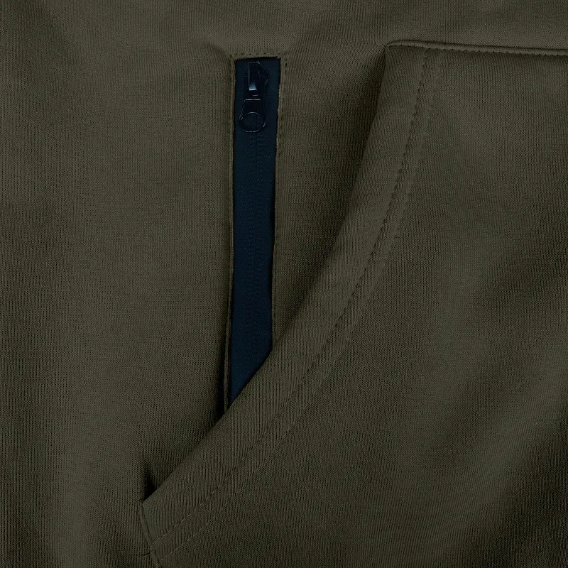 New 2026 Men's Autumn Casual Solid Long Sleeve Zipper Hooded Sweatshirt Coat Male Fashion Outdoors Sportswear Hoodies Jackets