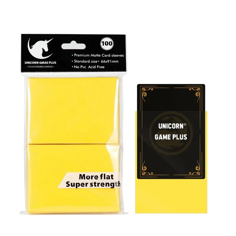 100pcs 2.5"x3.5" Premium Trading Card Sleeves 66x91mm Standard Sized Board Game Cards for MTG Magic Gathering Lorcana Game Card