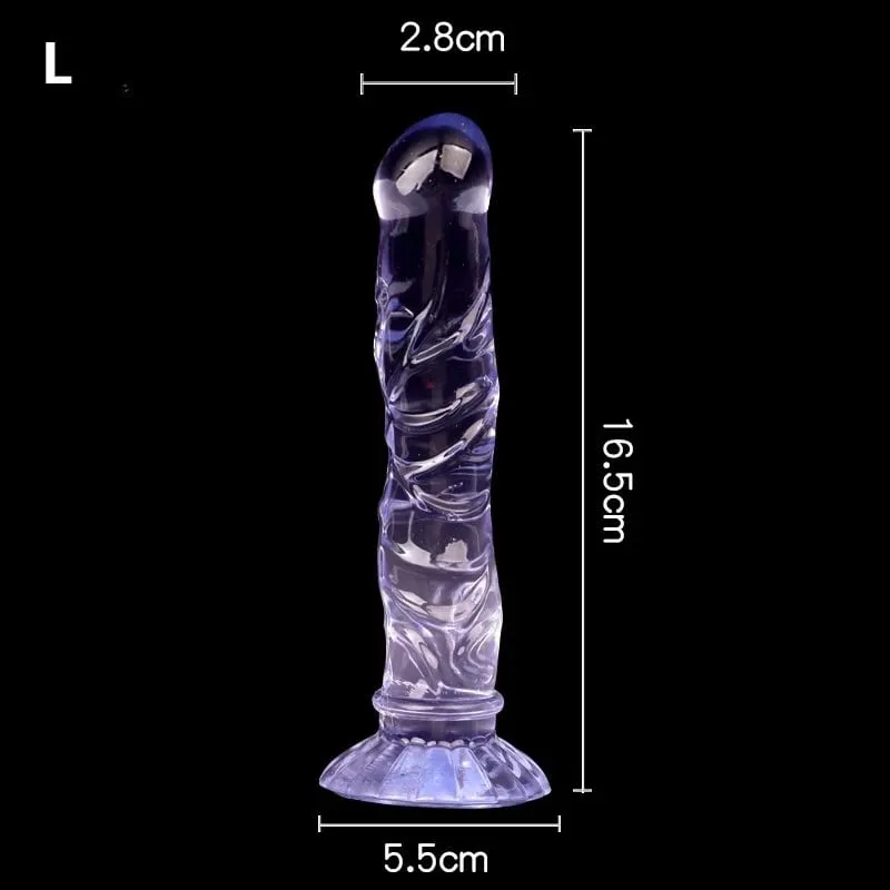 Sex Toys Textured Dildo Anal Plug Simulated Dildo Suction Cup Adult Male and Female Backyard Anal Dilator Sex Toys