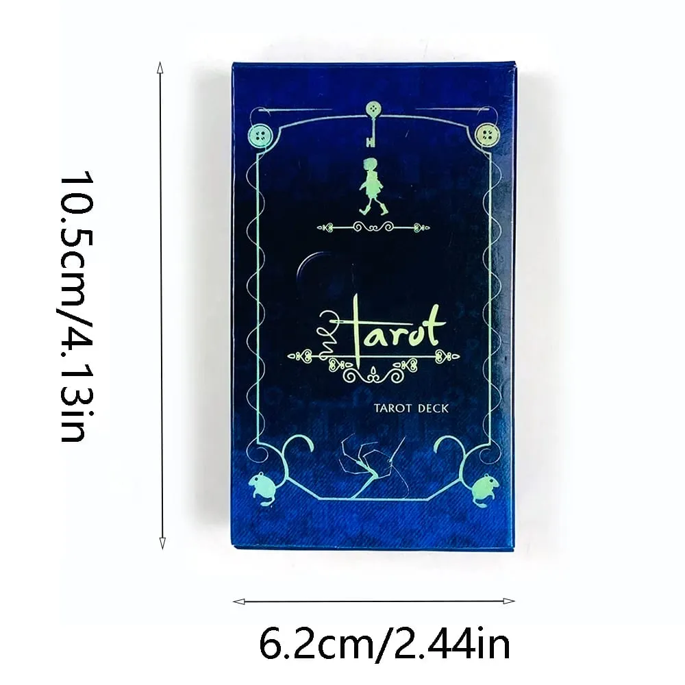 New Tarot Cards A 78 Pcs Tarot Deck The Key That Opens The Door To The Coraline World Great For Meditation & Party Games