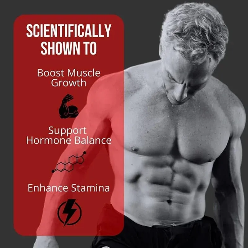 Muscle Builder Supplement - Hormone Balance Muscle Growth and Strength Promote Metabolism Improve Athletic Performance
