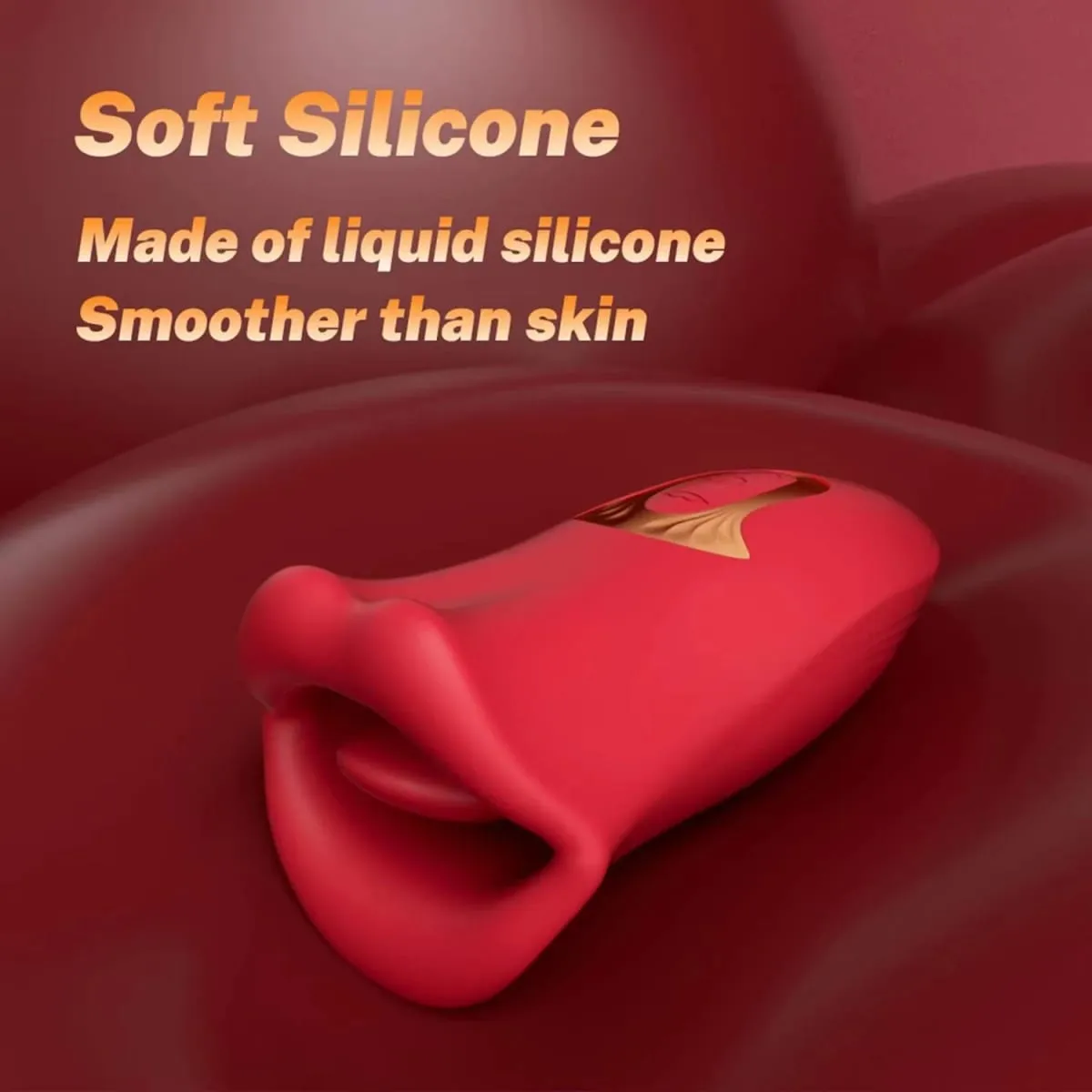 Women's G Spot Vibrator Dildo Tongue Licking Sucking Nipple & Clit Stimulator for Female Masturbation Real Feel Silicone Adult T
