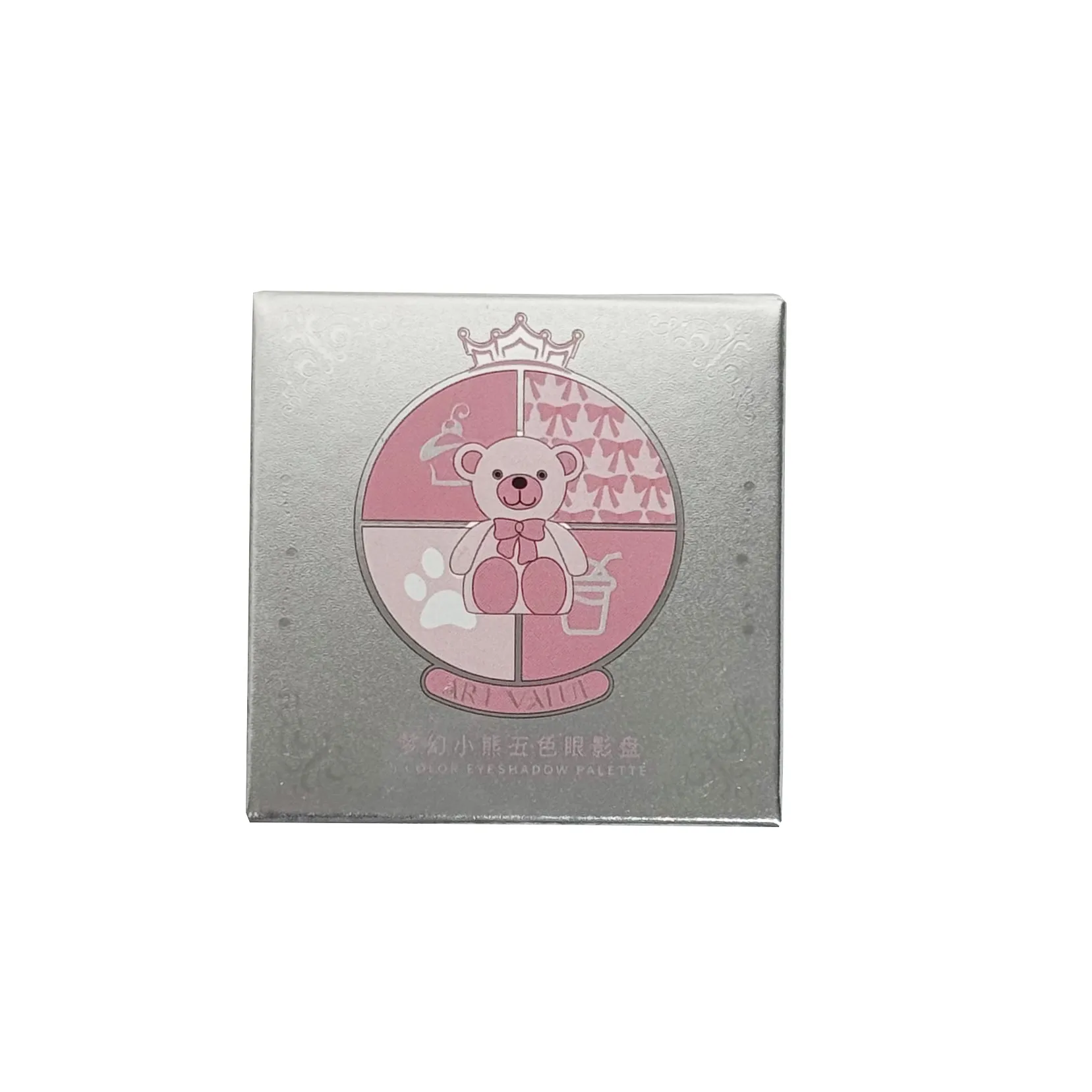 Eyeshadow Palette Blush Highlight Makeup Pearly Highgloss Shimmer Pink Brown Earth Color Fine Sequins Eye Shadow