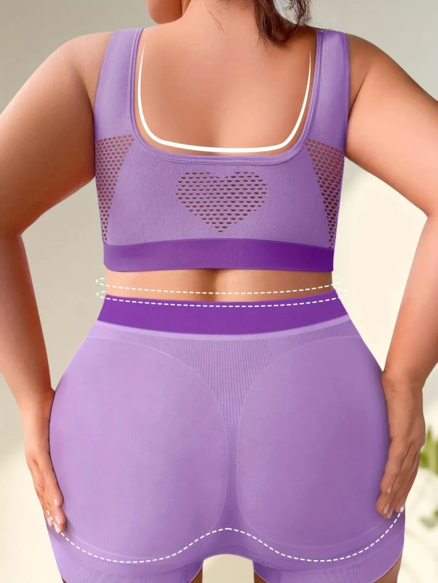 1sET Women's lingerie set Plus Size Bralette Seamless Bra Comfortable Breathable Sports Bra Stretch Fabric Boxers