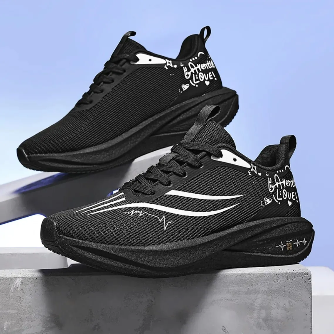 Unisex Marathon Running Shoes Carbon Plate Lightweight Sports Sneakers Athletic Walking Training Shoes Basketball Shoes