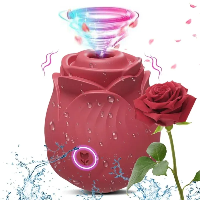 Rose-Sucking Toys Vibrator für Frauen Nippel Klitoris Vakuum Clit Sucker Stimulator Female Sex Toys Waren Vibratoren für Erwachsene