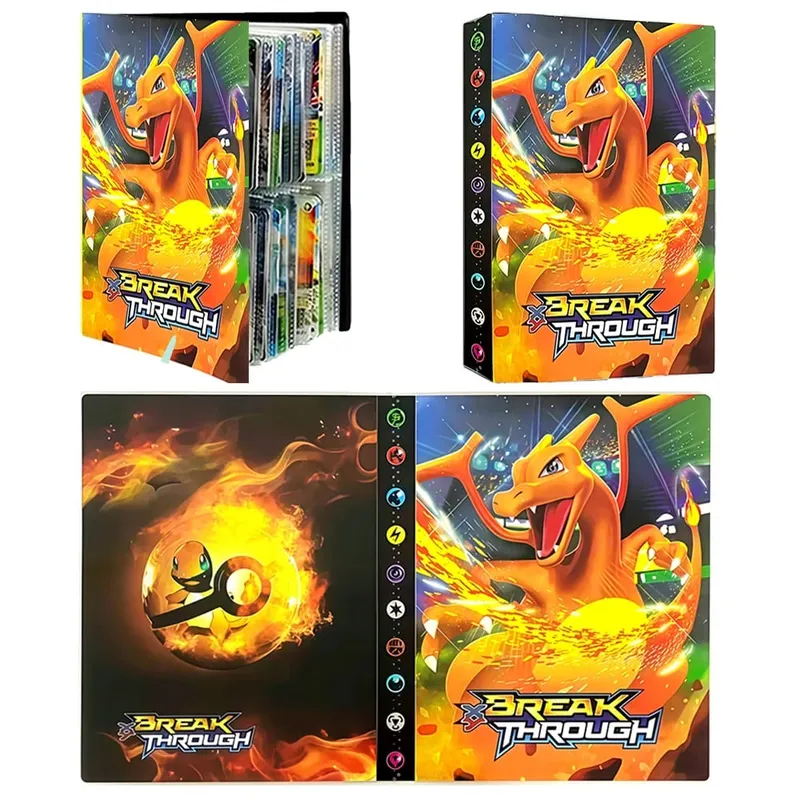 240/540PCS Pok é mon Cards Album Book Pokemon Game Charizard Card Album VMAX GX EX Holder Collection Binder Folder Kids Toy Gift