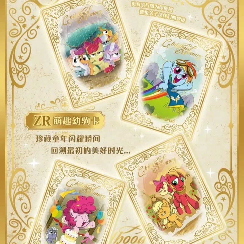 Genuine My Little Pony Series Cards Rarity Twilight Sparkle Game Collectible Cards Anime Merchandise Holiday Gifts