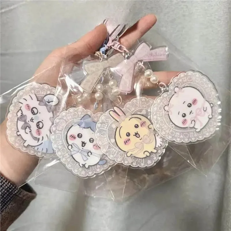 Jiikawa surrounding Harajuku limited acrylic keychain pendant Hachi Usaki cartoon backpack pendant