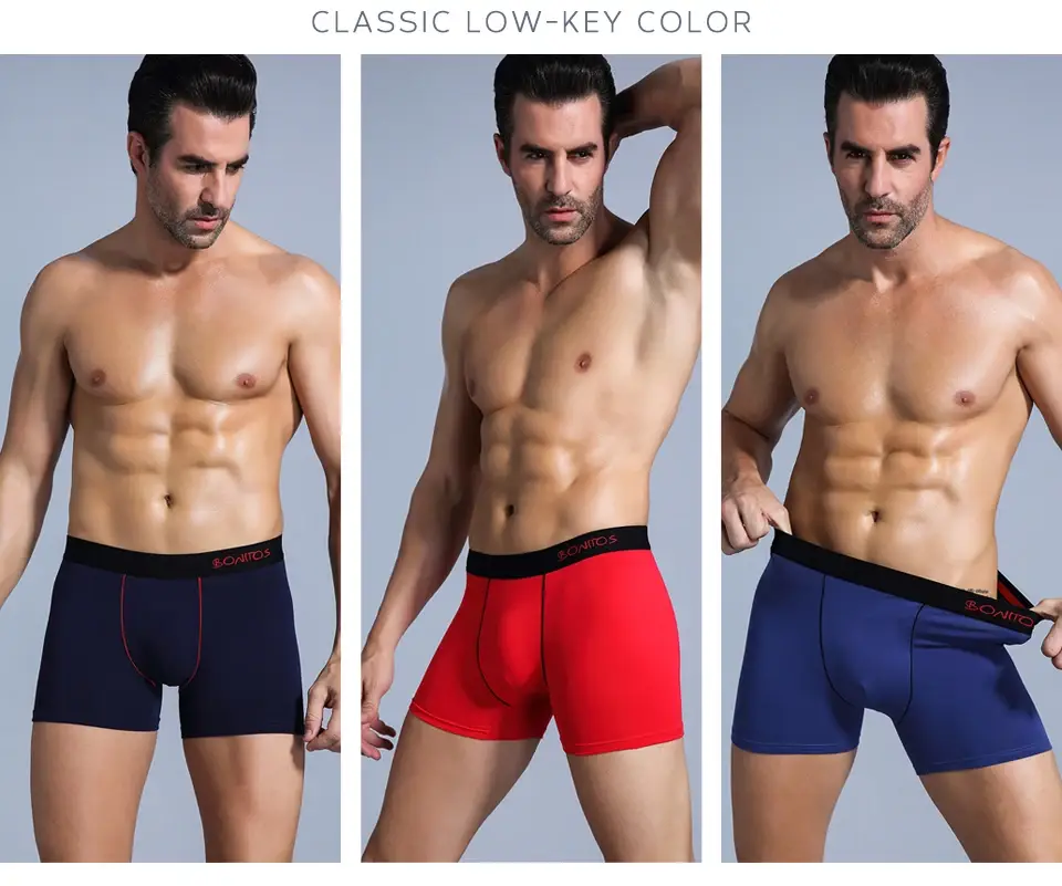 6pcs Cotton Man Boxers Brands Men's Panties Underwear Gift Male Slip Underpants Sexy Square Boxershorts Homme Trunks Shorts