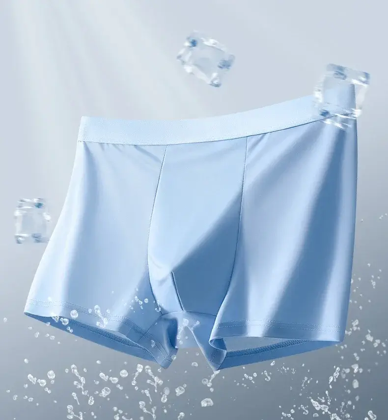 3PCS Big Size Underwear Men Boxer Breathable Soft Men's Boxer Briefs Sporty Boxers Men's Square Panties Shorts Sexy Unerderwear