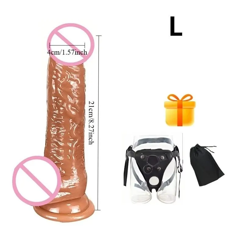 Wearable Realistic Dildo G-Spot Anal Vagina Sexy Adult Masturbation Big Penis for Women Sex Toys Dildos Massager Masturbators 18
