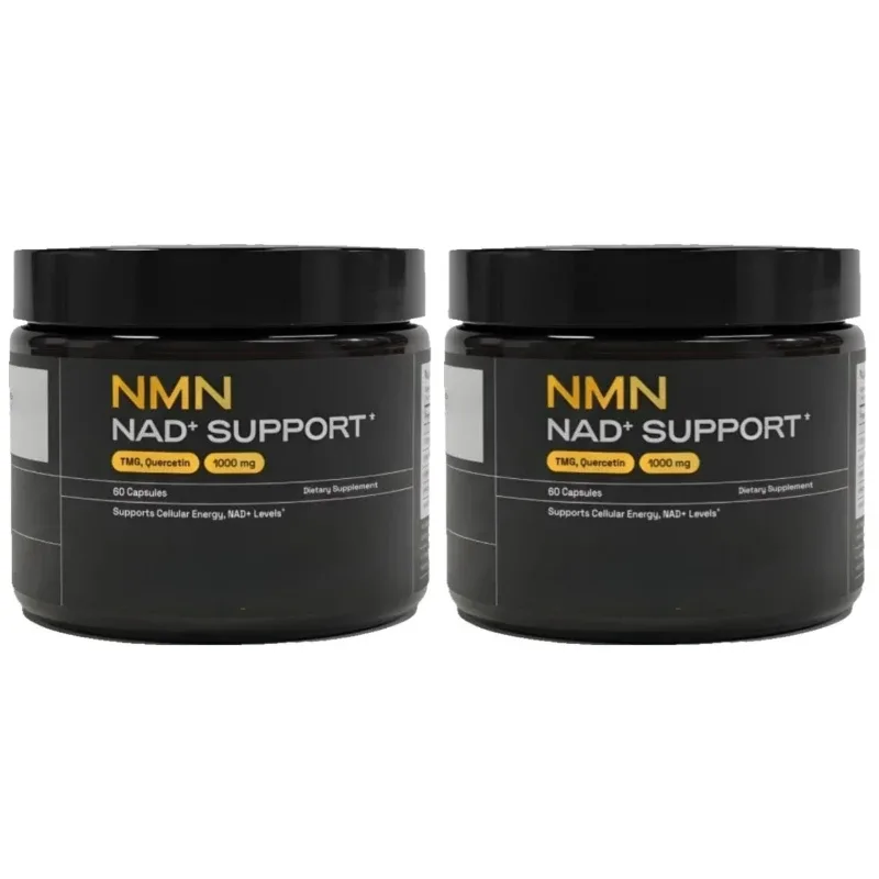 NMN 1000 Mg Capsule Supplement 4-in-1 Formula with TMG Quercetin & Resveratrol NAD+ Supplement Supports Energy 60 Capsules