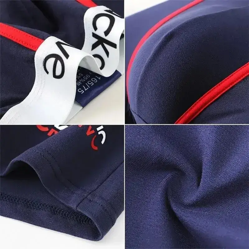 3 pièces culottes masculines coton sous-vêtements masculins boxeurs respirant homme Boxer imprimé caleçons confortables sous-vêtements hommes M-3XL 3256806582338522