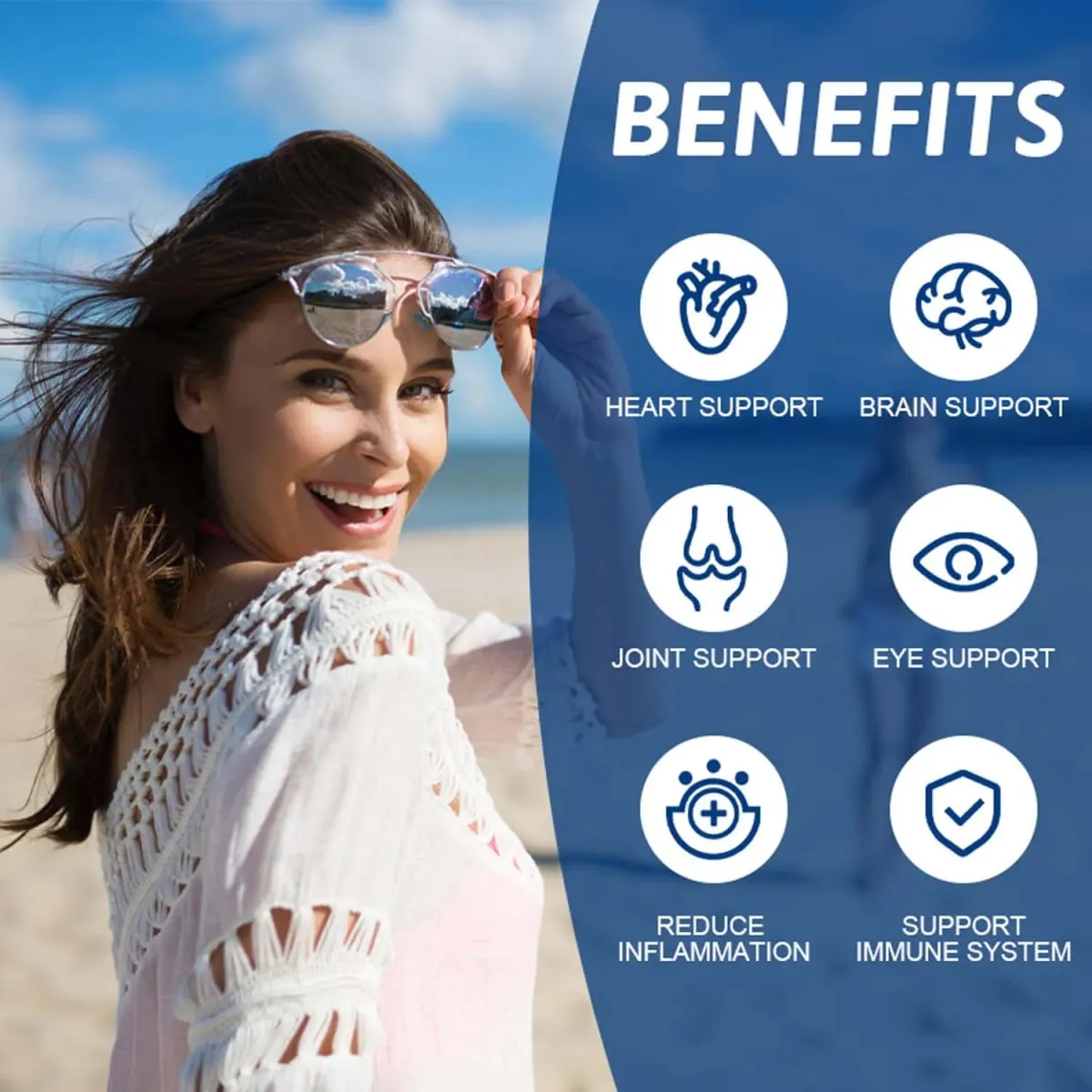 3600mg Fish Oil Capsules Rich in EPA & DHA for Heart Brain Eyes Immune Health Omega 3 Fatty Acids Supplement