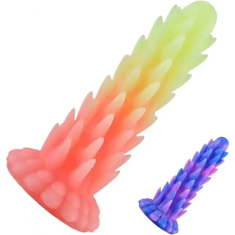 Sex Toys Monster Dildo Fantasy Huge Silicone Butt Plug For Women And Men 3 Size Prostate Massager Sex Toy For Adults Luminous 18 — image 1