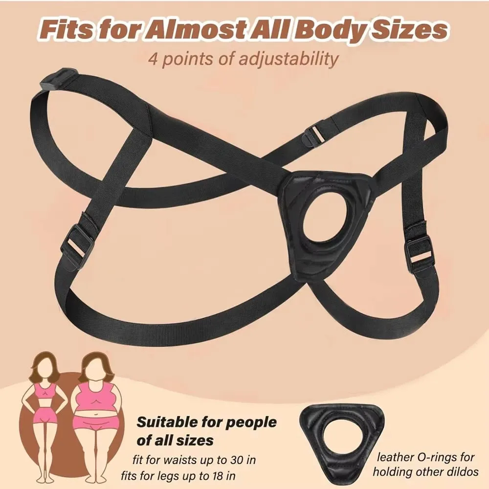 Strap on Harness Dildo Adjustable for Women Adult Sex Toy Lesbian Wearable Strapon Panties G Spot Stimulators Dildos Couple Toy