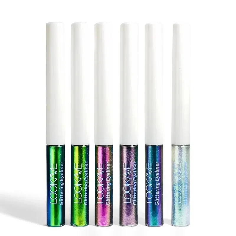Shiny Chameleon Liquid Eyeliner Metallic Glitter Eyeshadow Multicolor Eye Liner Pearlescent Polarized Aurora Eye Pigment Makeup